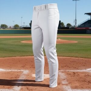NWT Easton Rival Plus Mens Small  Open Bottom Baseball Pants A167146 White